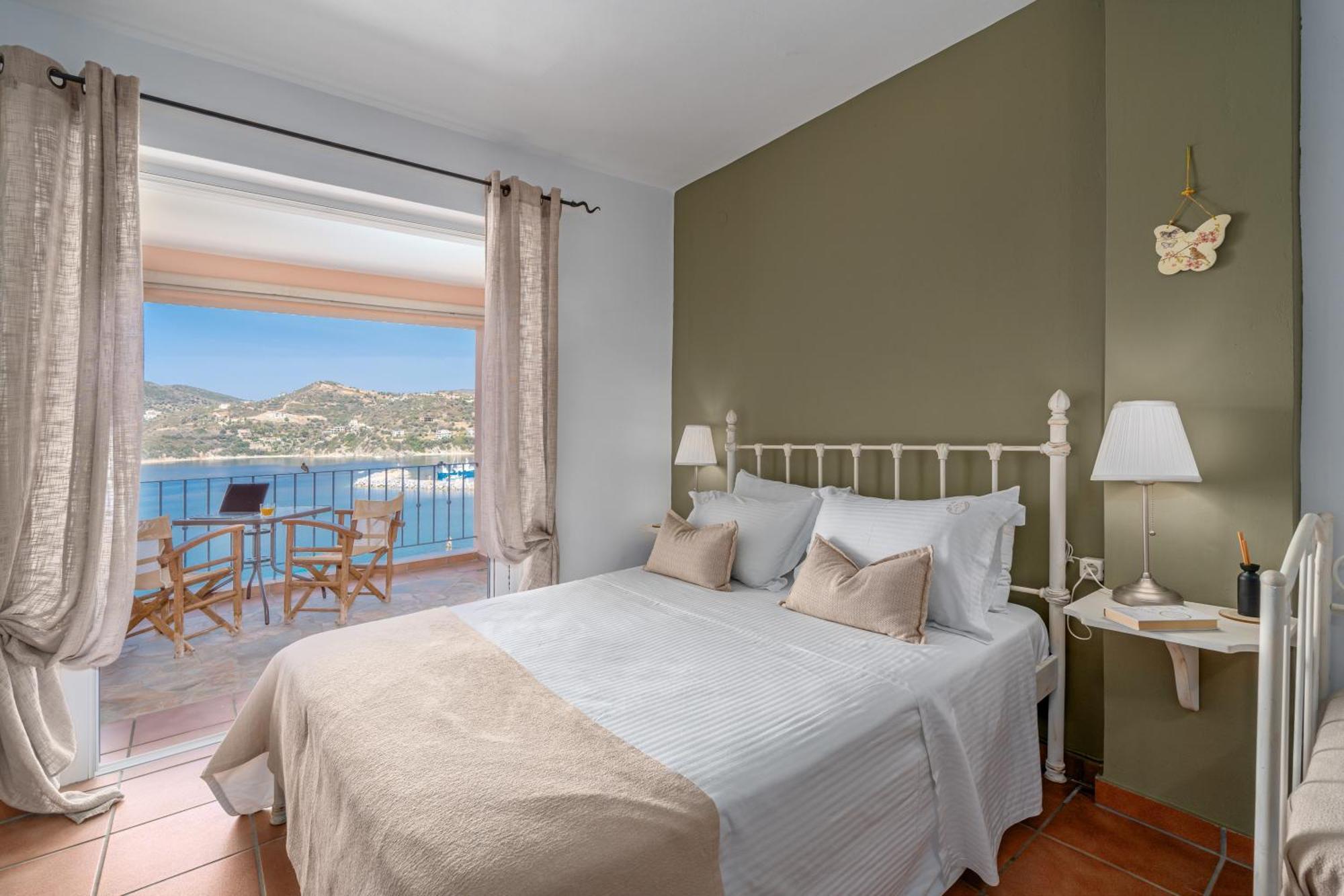 Niovi Seaview Apartments Áji Apóstoli Eksteriør bilde